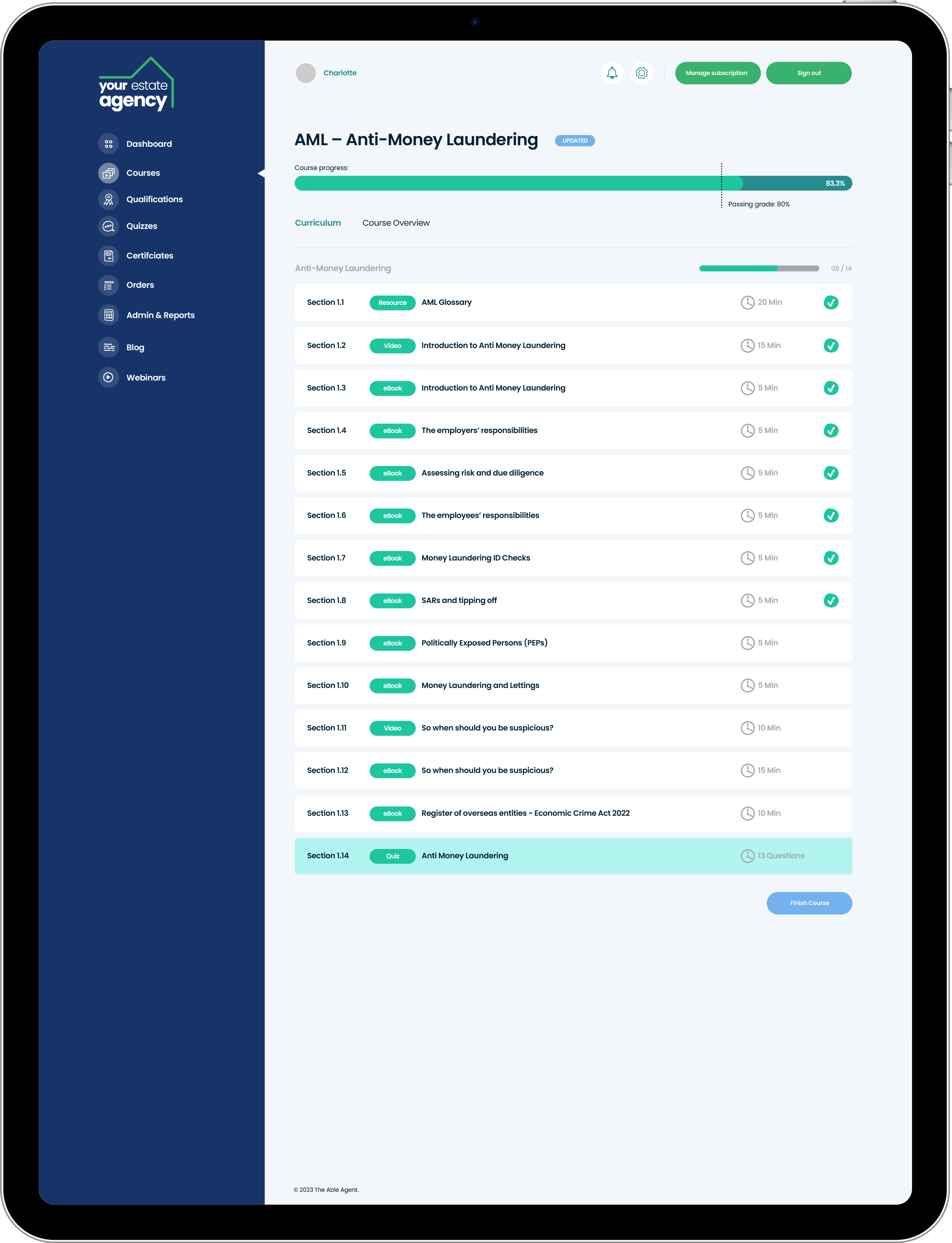 Platform on iPad